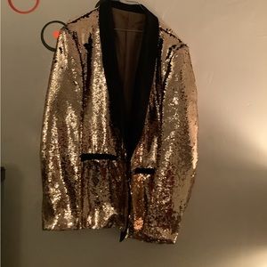 Mens gold and black party blazer🎉🎉🎉